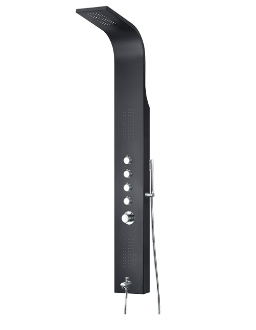 MARINER Black - Duschpaneel