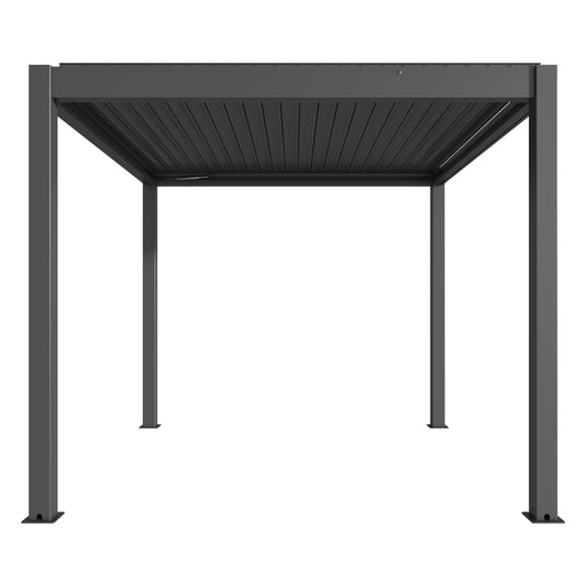 Bioklimatische Pergola MotionFlex 300 mit weißer LED-Beleuchtung