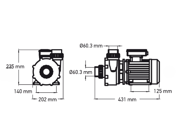 Whirlpool Pumpe 50Hz 1050W (WP150-II)