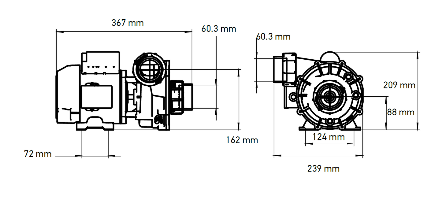Zirkulationspumpe Gecko CMXP 190W