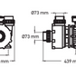 Whirlpool Pumpe 2 PS 2,5" (Viper IPX5/CE)