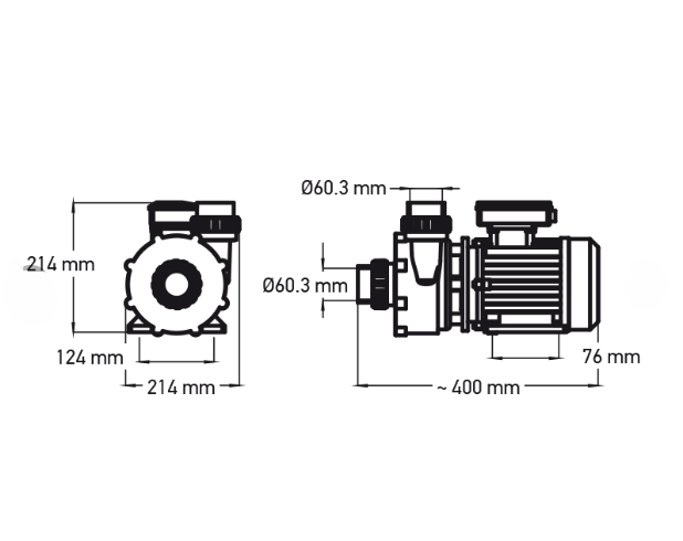 Whirlpool Pumpe 1 HP