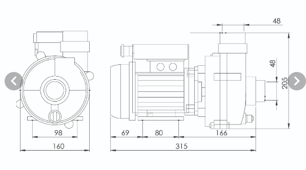 Zirkulationspumpe 50Hz 187,5W